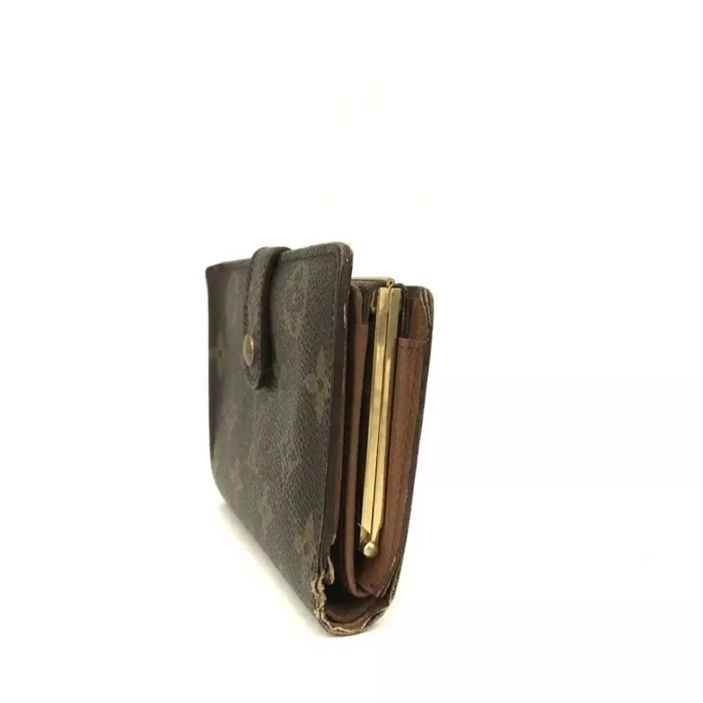 Louis Vuitton Monogram Porte Monnaie Billets Bifold Wallet/MI0937.